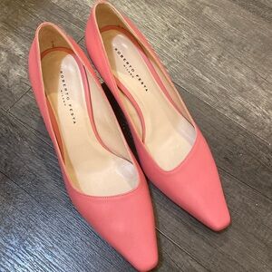 Roberto Festa pink 4inch kitten heels